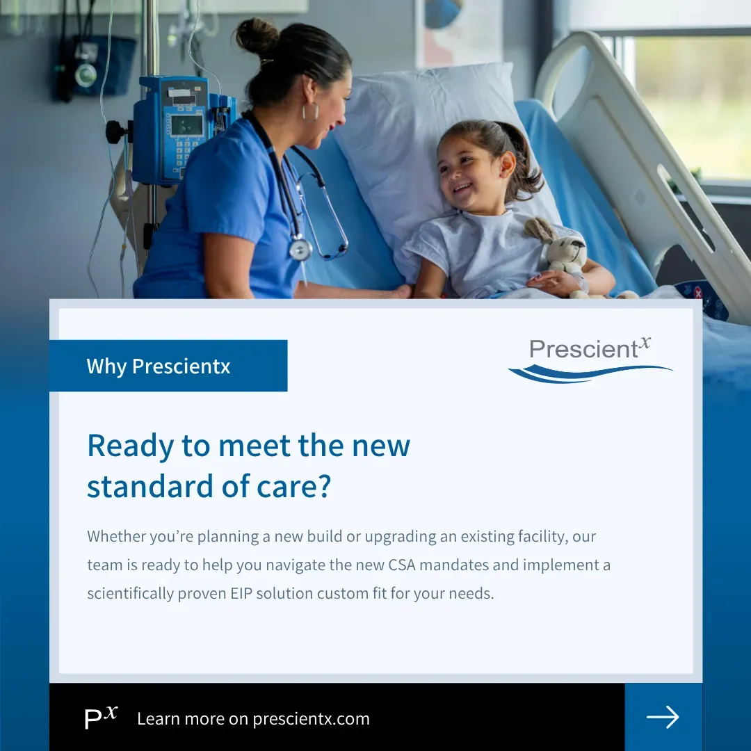 Prescientx social graphic: Ready to meet the new standard of care?